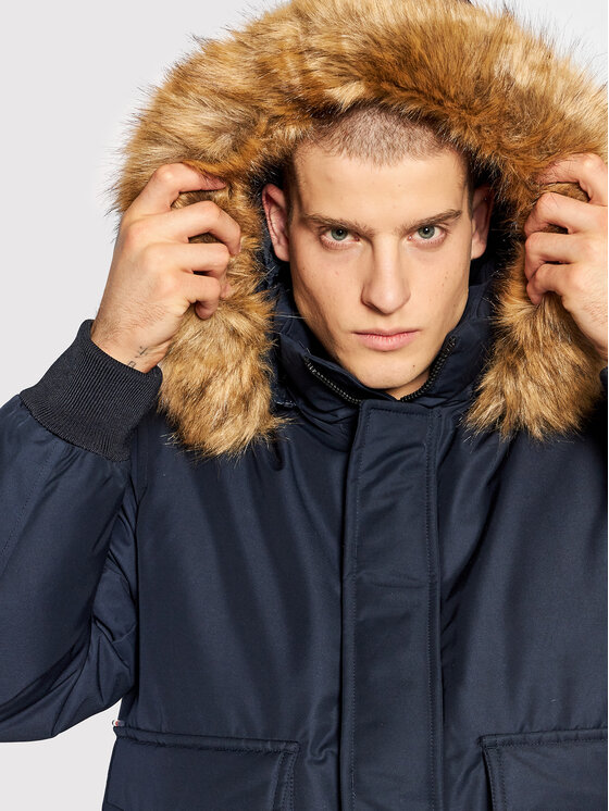 Tommy Hilfiger Tommy Hilfiger Kurtka puchowa Rockie MW0MW19662 Granatowy Regular Fit