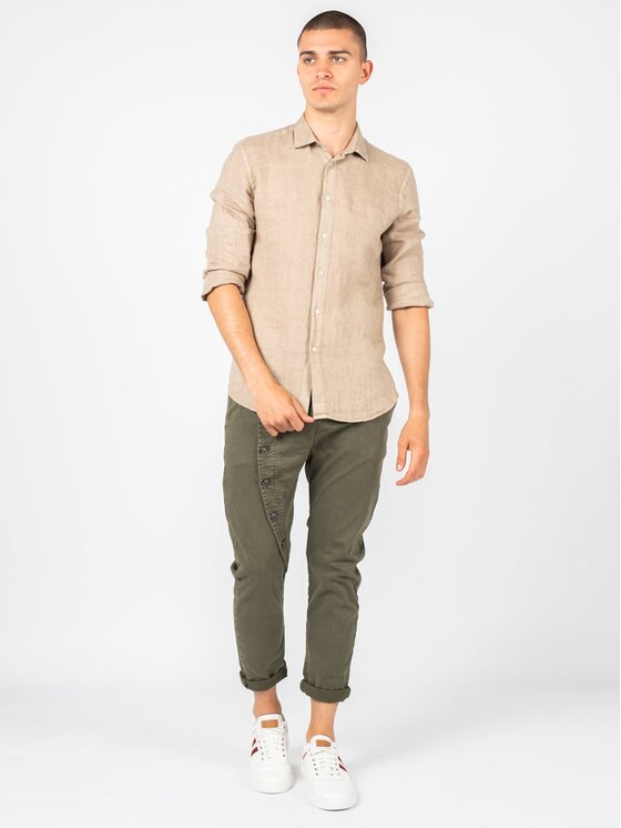 Xagon Xagon Camicia P2304 1AR T090 Beige Regular Fit