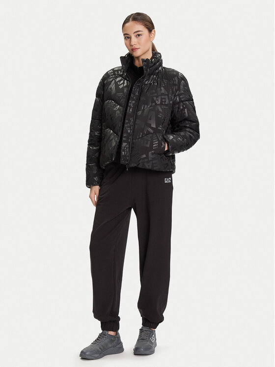 EA7 Emporio Armani EA7 Emporio Armani Kurtka zimowa 7W000654 AF16408 FC202 Czarny Regular Fit