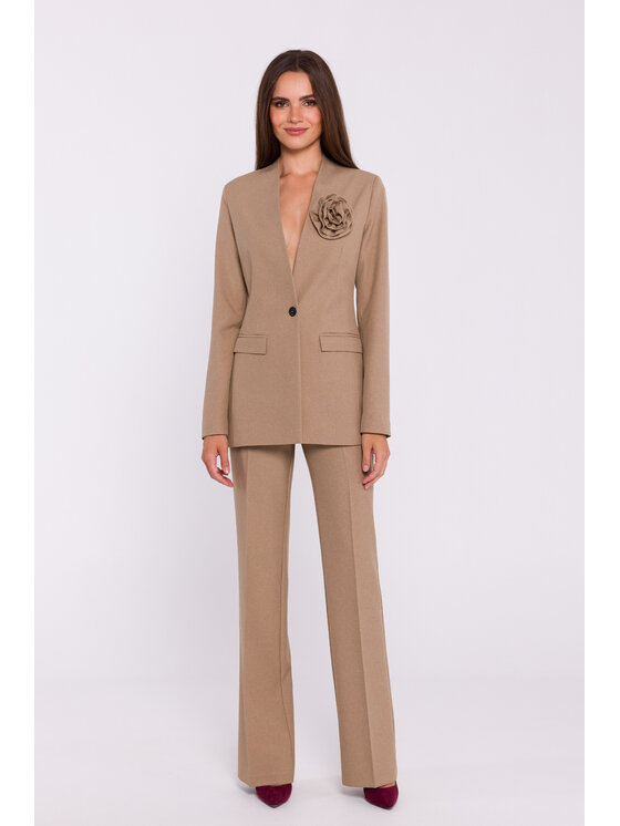 Stylove Stylove Marynarka S370 Beżowy Ladies Fit