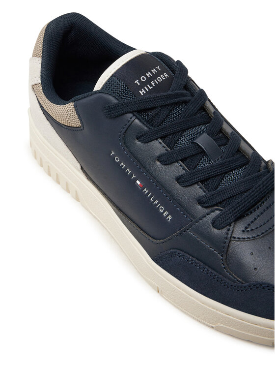 Basket tommy hilfiger bleu marine best sale