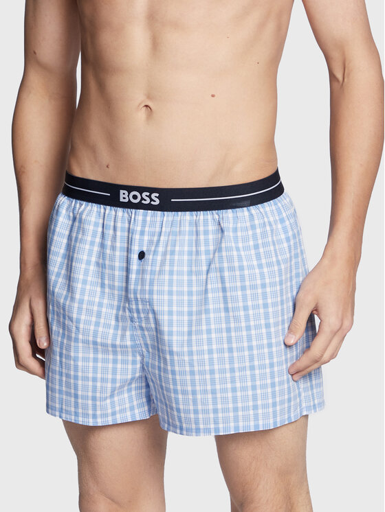 BOSS Boss Комплект 2 чифта боксерки Nos 50480056 Светлосиньо