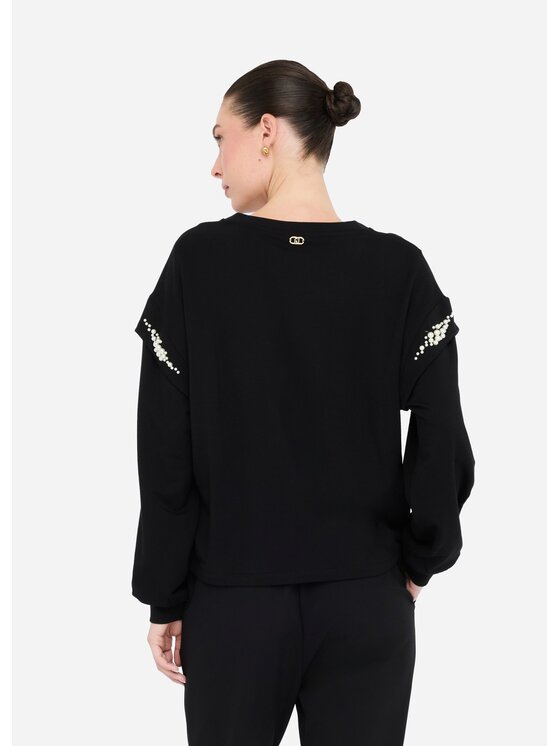 Liu Jo Liu Jo Felpa TF5153FS576M9932 Nero Regular Fit