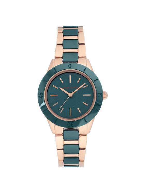 Anne Klein Anne Klein Zegarek AK-3160BLRG Niebieski