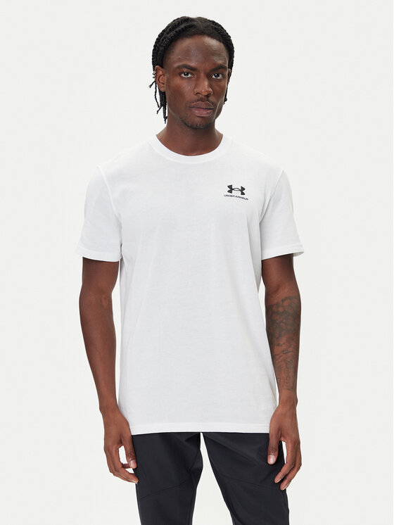 Under Armour Under Armour T-Shirt Ua Logo Emb 1373997 Λευκό Relaxed Fit