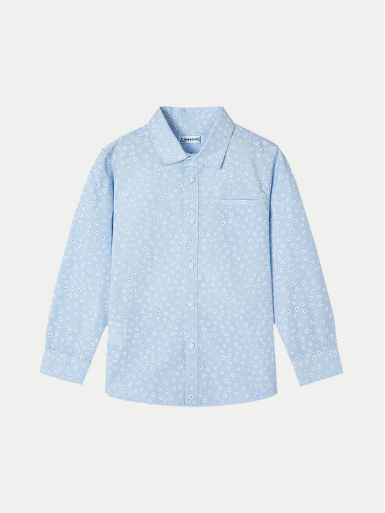 Mayoral Mayoral Сорочка 3124 Блакитний Regular Fit