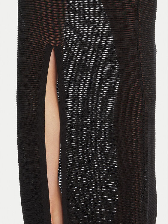 Seafolly Seafolly Spódnica maxi Beach Edit 55687-KN Czarny Slim Fit