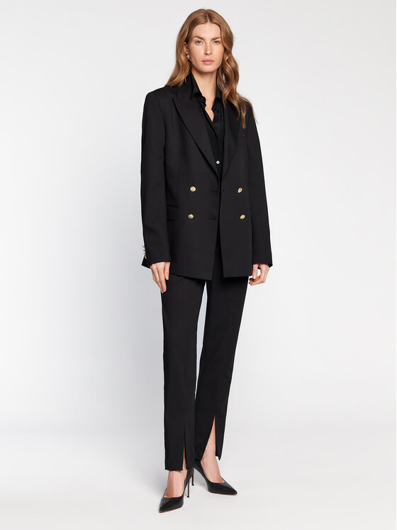 Pantaloni di tessuto Lovisa Nero Slim Fit