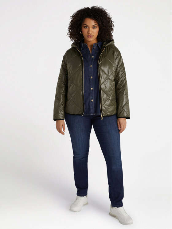 Fiorella Rubino Fiorella Rubino Giubbotto piumino F490T001391N015 Verde Regular Fit