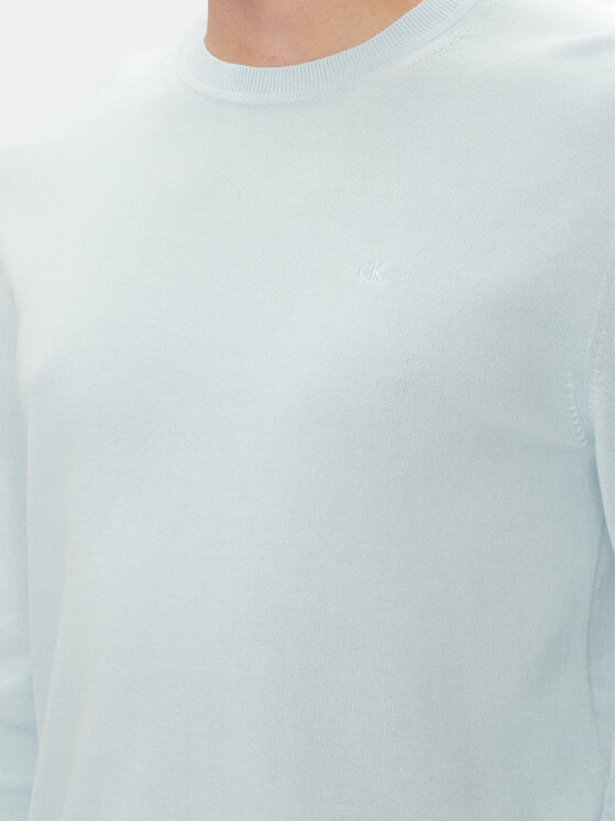 Calvin Klein Calvin Klein Sweter LV040BM343 Niebieski Regular Fit