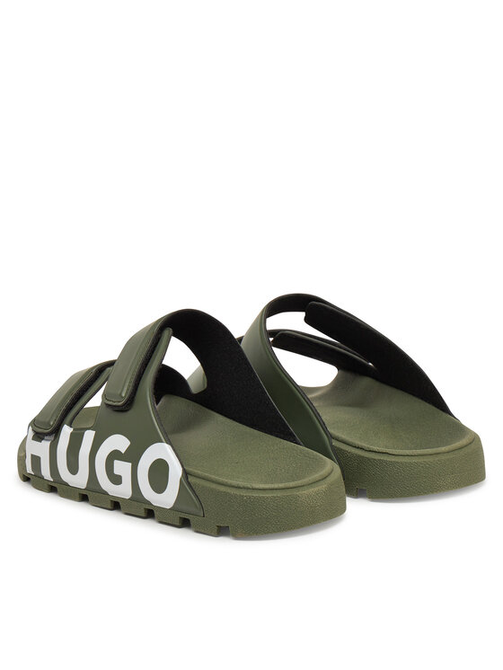 HUGO HUGO Klapki Evander 50542042 Zielony