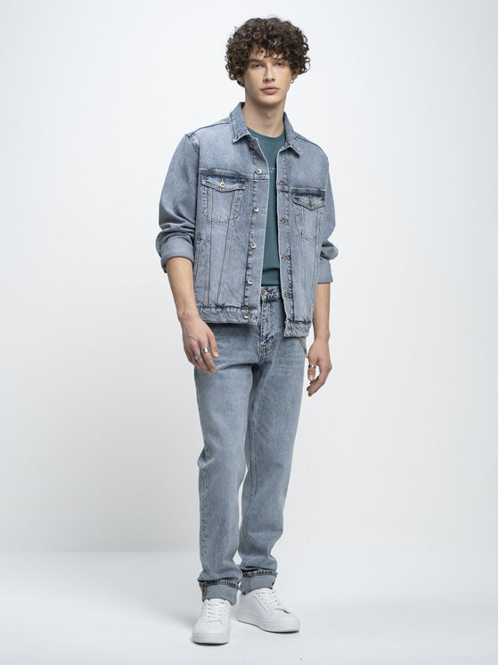 BIG STAR BIG STAR Jeansy HARPER_211_190 Niebieski Tapered Fit