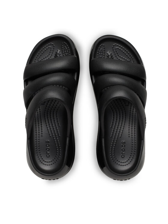 Crocs Crocs Παντόφλες Mega Crush Triple Strap 209842 Μαύρο