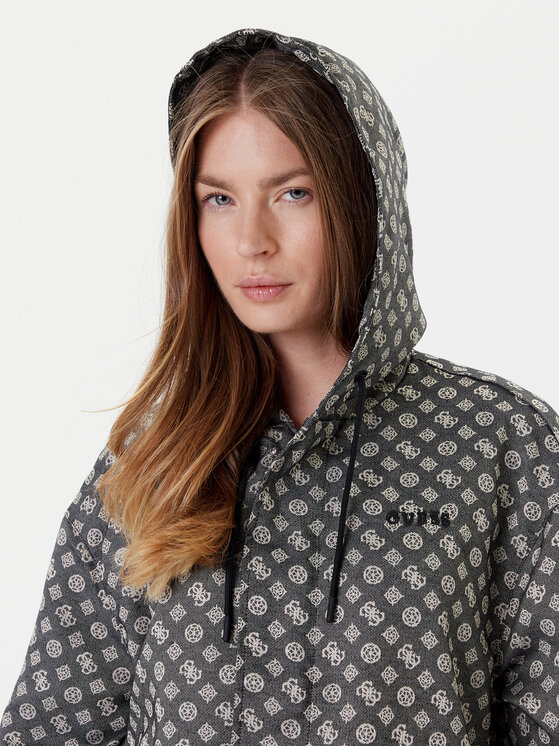 Guess Guess Bunda pro přechodné období V5YL02 WH492 Černá Regular Fit