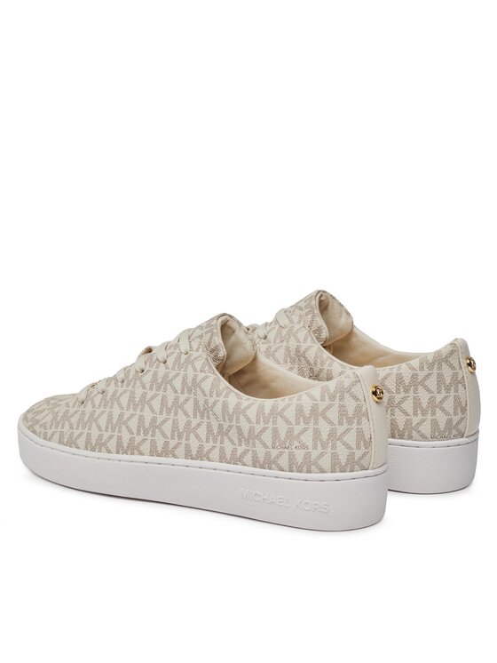 MICHAEL Michael Kors MICHAEL Michael Kors Сникърси Keaton Lace Up 43R4KTFS1B Екрю