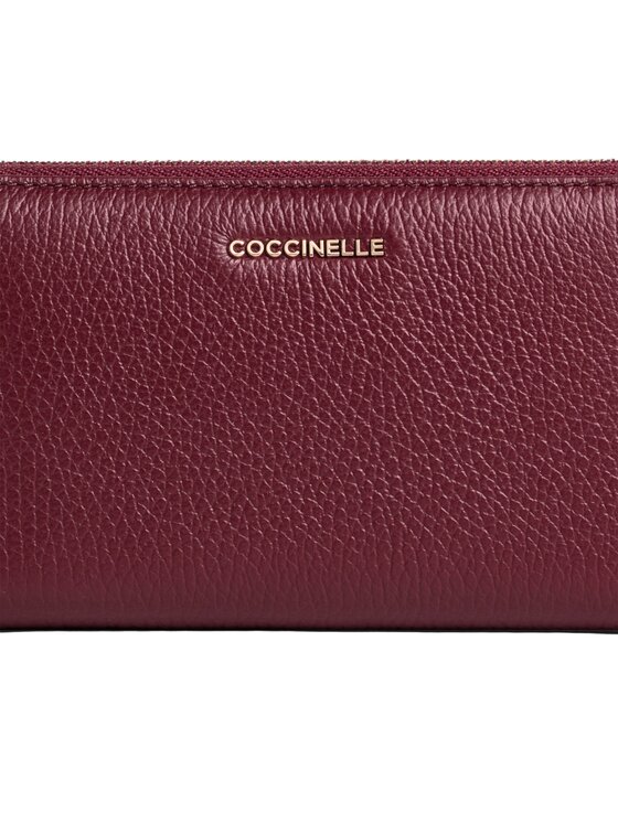 Coccinelle Coccinelle Portafoglio Metallic 3 Bordeaux