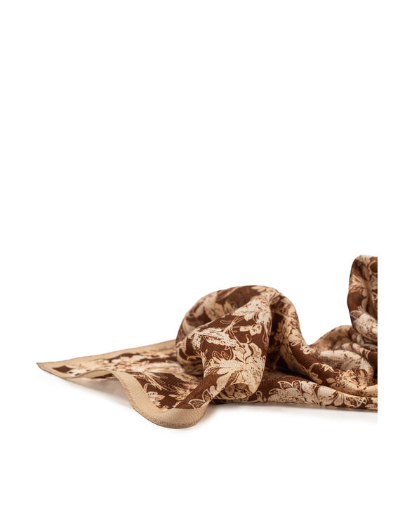ALLORA BE UNIQUE ALLORA BE UNIQUE Scialle silk wool Beige