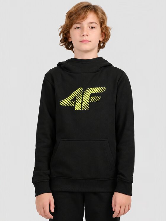 4F 4F Bluza 4FJWMM00TSWSM2761 Czarny Active Fit