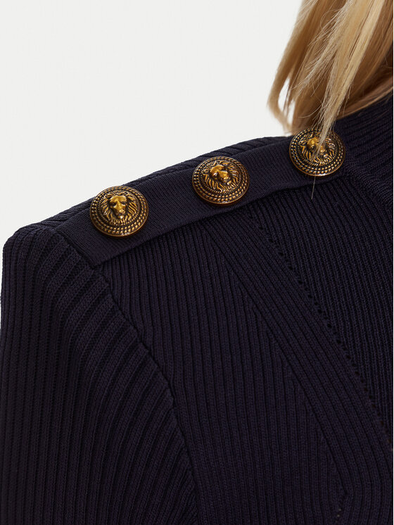 Gaudi Gaudi Rollkragenpullover 521FD53037 Dunkelblau Regular Fit