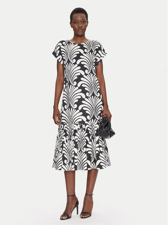 Luisa Spagnoli Luisa Spagnoli Kleid für den Alltag Passito 541798 Schwarz Regular Fit