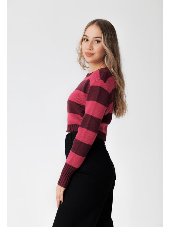 LAURELLA LAURELLA Sveter 6TU065 Červená Regular Fit