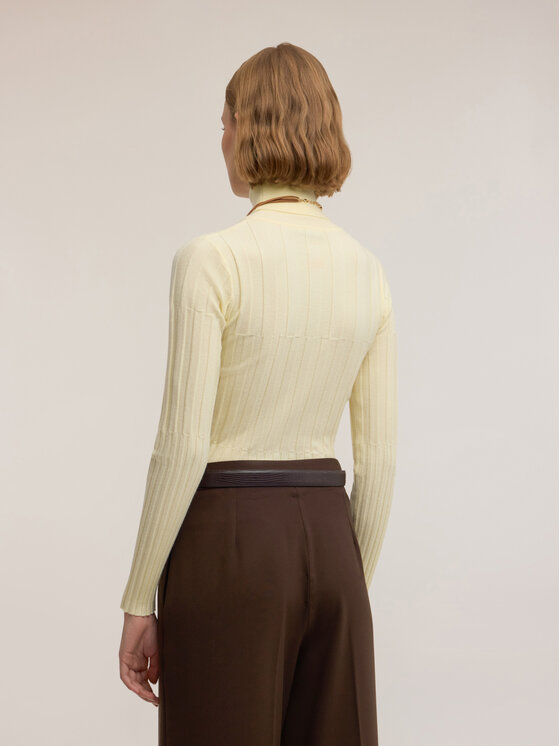 Motivi Motivi Maglione M447W003545N018 Giallo Slim Fit