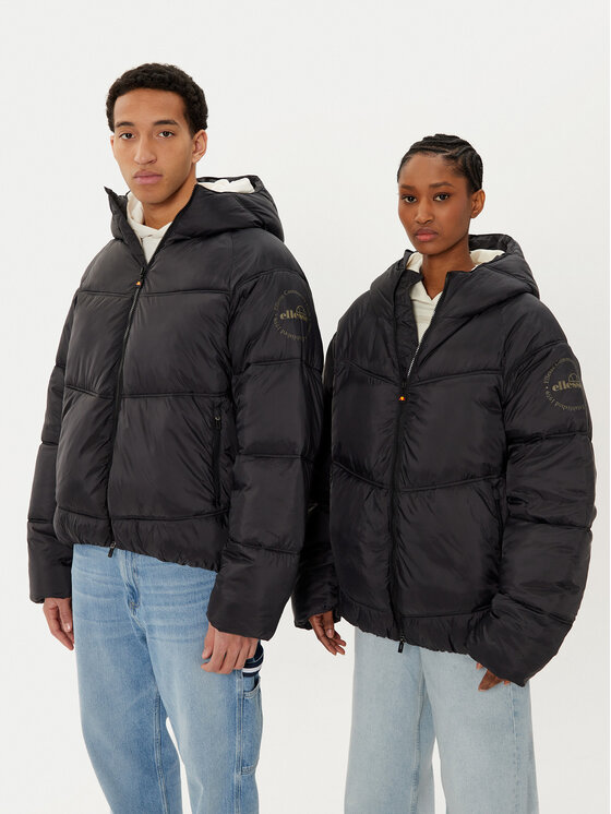 Ellesse Zimné bundy Unisex Helsinki SHX21060 Čierna Relaxed Fit