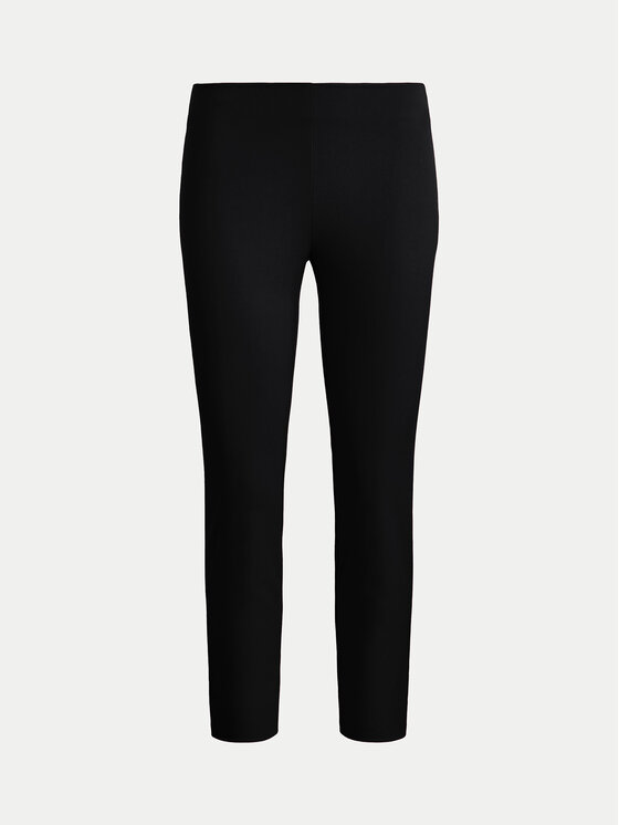 LAUREN RALPH LAUREN LAUREN RALPH LAUREN Spodnie materiałowe Skinny Fit Streç Pantolon 200687713003 Czarny Regular Fit