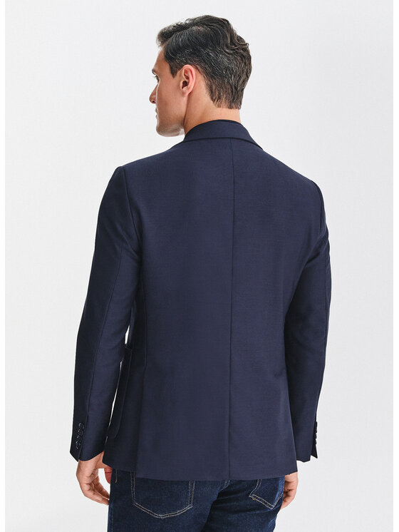 Pako Lorente Pako Lorente Marynarka P25WP-3X-031 Granatowy Slim Fit
