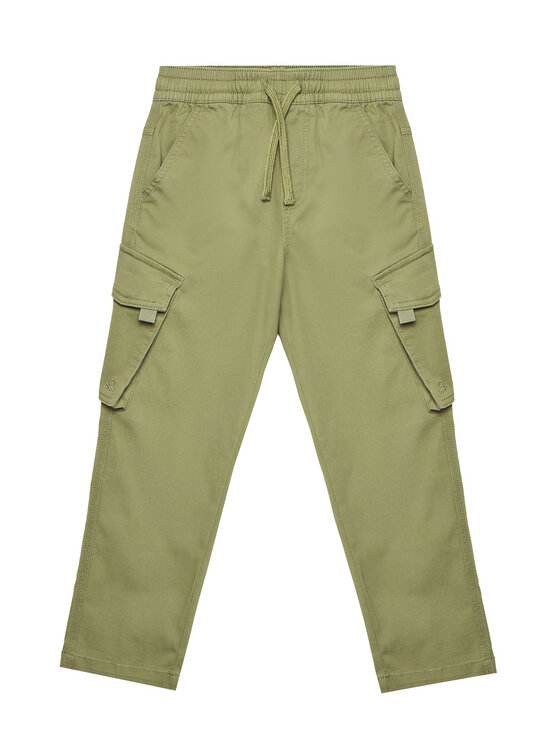 United Colors Of Benetton United Colors Of Benetton Stoffhose 4TCGCF049 Grün Regular Fit