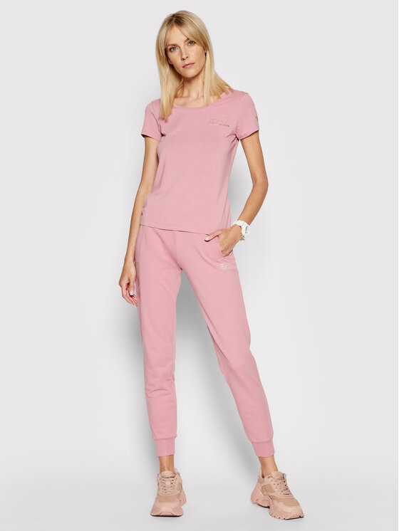 T-shirt 8NTT65 TJ28Z 1436 Rosa Slim Fit