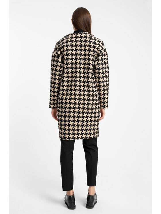 CLICK CLICK Zimní kabát 70-0015 Černá Regular Fit