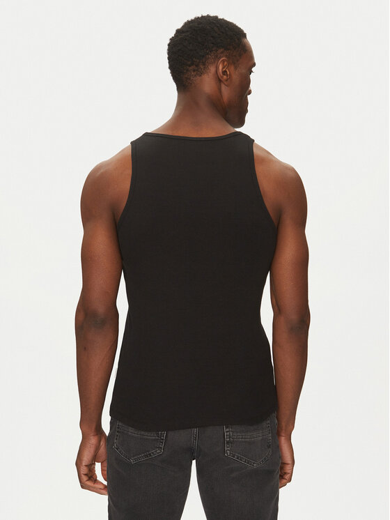 Jack&Jones Jack&Jones Tank top marškinėliai Islington 12273156 Juoda Slim Fit