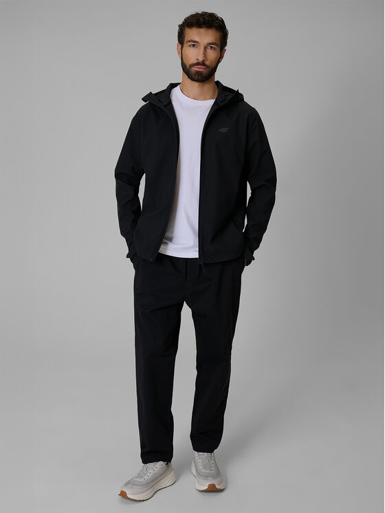 4F 4F Kurtka przejściowa EVERYDAY ACTIVE Czarny Regular Fit