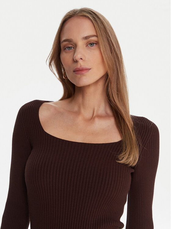 Kontatto Kontatto Maglione 3M0830C Marrone Slim Fit
