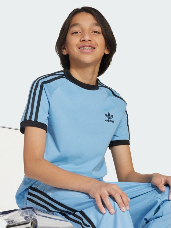 adidas adidas T-Shirt 132785 Błękitny Loose Fit