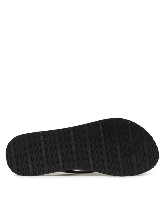 Tommy Hilfiger Tommy Hilfiger Flip flop Hilfiger Strap Beach Sandal FW0FW08736 Negru