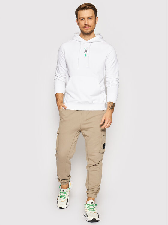 Calvin Klein Jeans Džemperis J30J318302 Balta Regular Fit • Modivo.lt