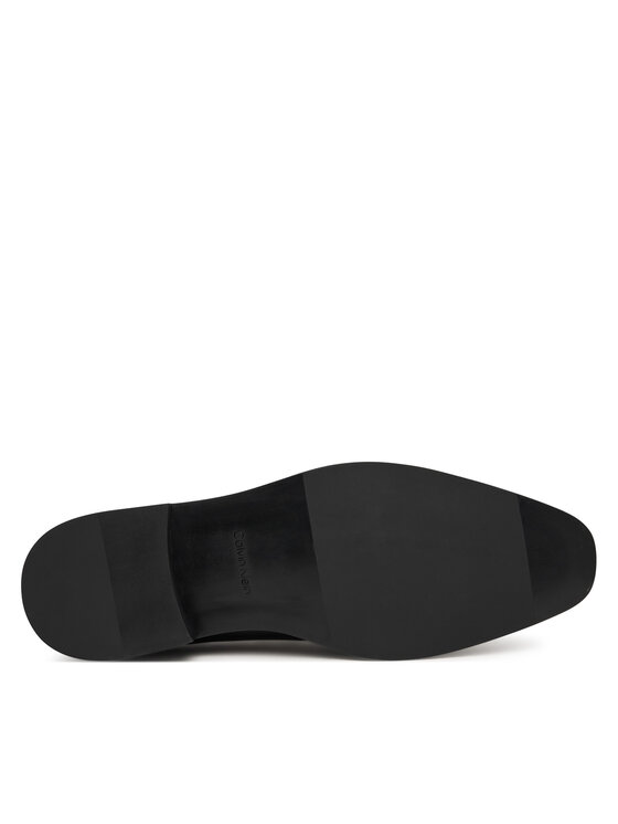 Calvin Klein Calvin Klein Félcipő Slim Clean Derby Lth HM0HM02004 Fekete