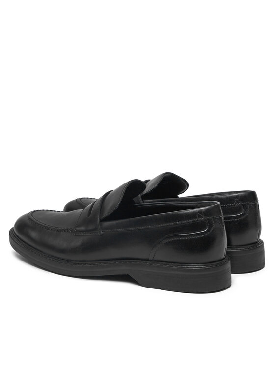 Clarks Clarks Mokasyny Aldwin Step 26178429 Czarny