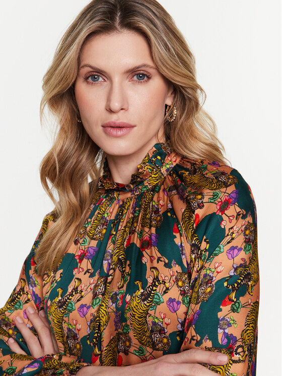 Silvian Heach Silvian Heach Každodenní šaty GPP23382VE Barevná Regular Fit