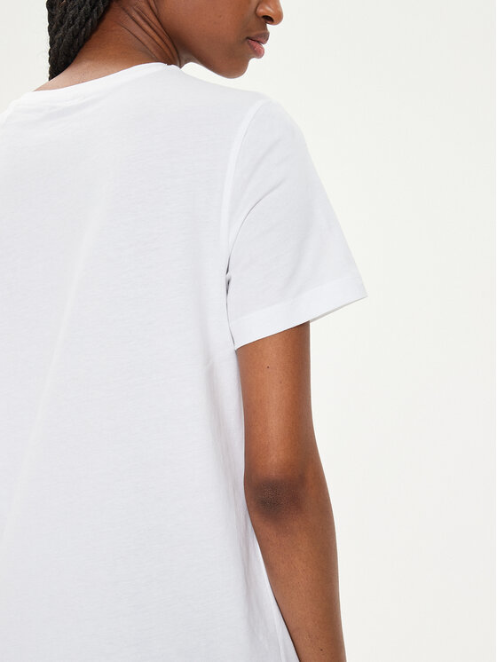 Gant Gant T-särk Shield 4200200 Valge Regular Fit
