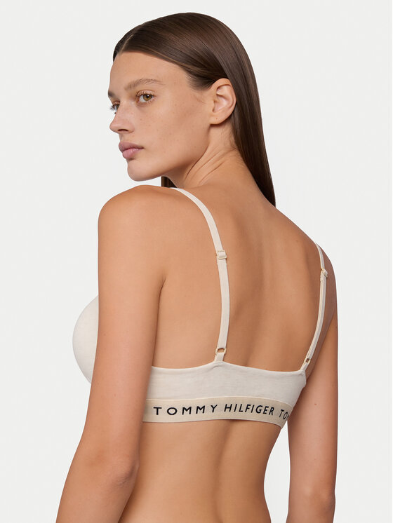 Tommy Hilfiger Tommy Hilfiger Podprsenka Bralette UW0UW05715 Béžová