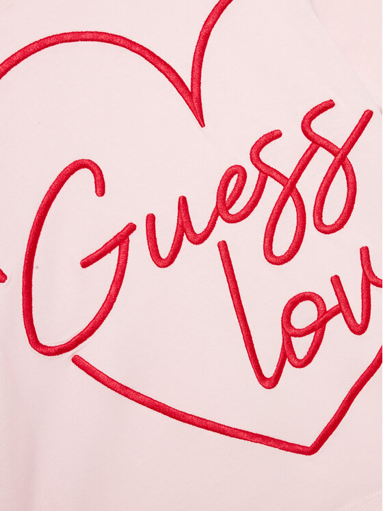 Guess Guess T-Shirt J4YI06 K8HM4 Różowy Boxy Fit