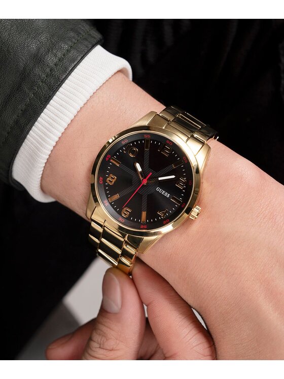 Guess Guess Hodinky GW0804G3 Zlatá
