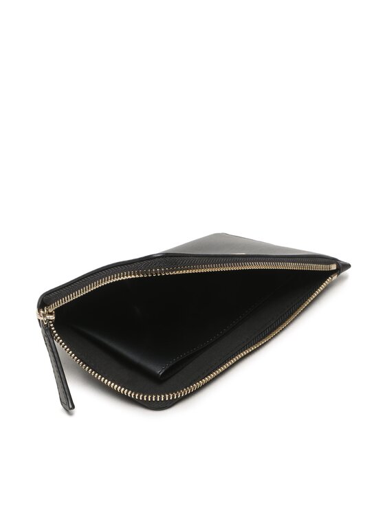 Tommy Hilfiger Tommy Hilfiger Великий жіночий гаманець Th Feminine Large Slim Wallet AW0AW14890 Чорний