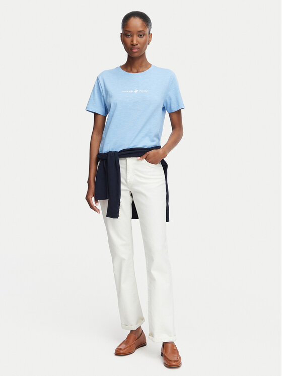 Beverly Hills Polo Club Beverly Hills Polo Club T-särk P-SS26W-TS6510 Helesinine Regular Fit