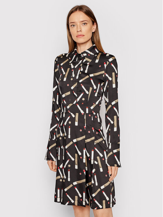 Vestito chemisier Printed Poly Twill