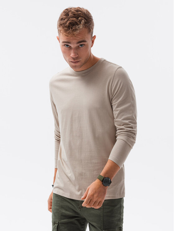 Ombre Ombre Sada 2 ks longsleeves Z43 Zelená Regular Fit