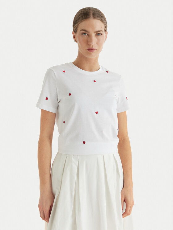 ONLY Tricou Ketty 15288473 Alb Regular Fit